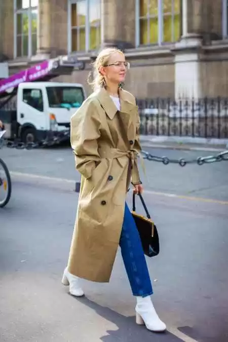 春秋乱穿衣一件风衣搞定温度尴尬期