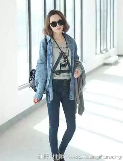 牛仔衬衫找外套搭配 这三招让你从普通穿出高级感