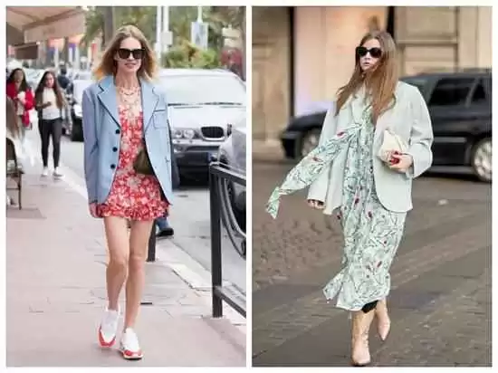 碎花裙外套搭配指南 穿对外套美出新高度
