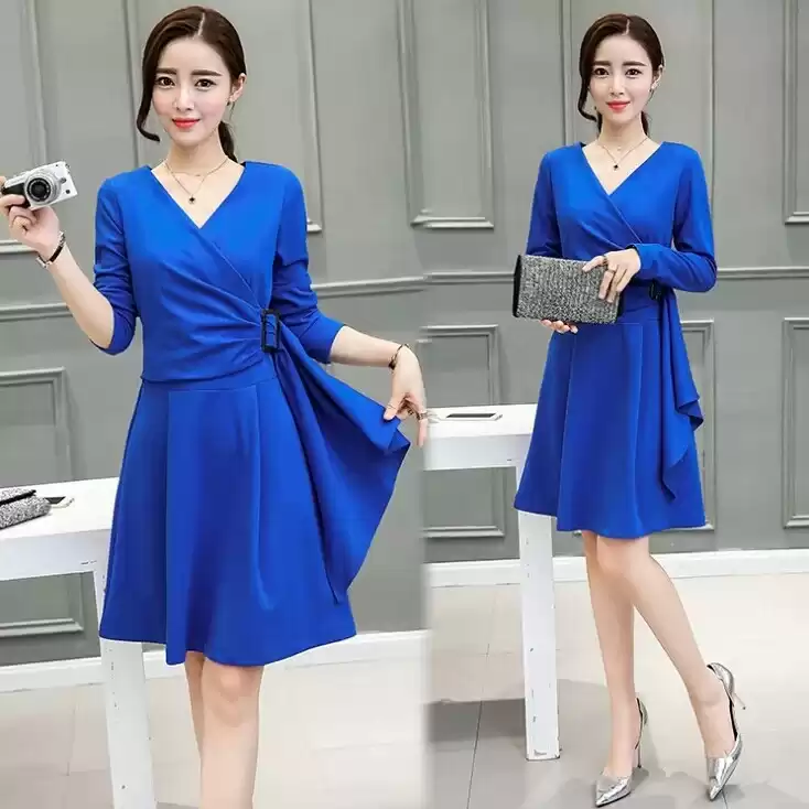 蓝色裙子配鞋全攻略 穿出你的风格