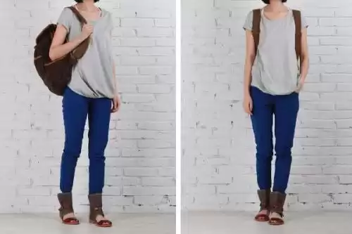 蝙蝠衫配裤子秘籍 穿出慵懒时尚范儿