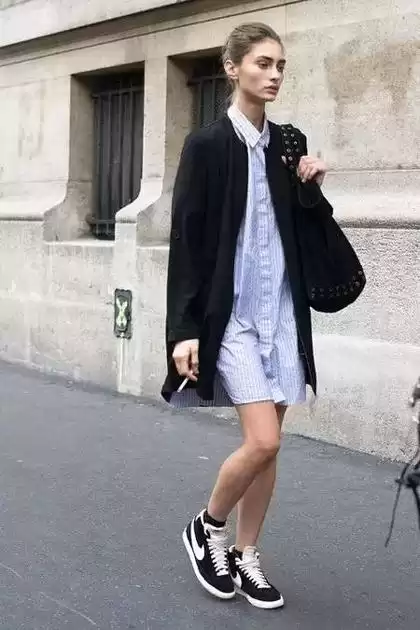 衬衫裙搭外套的终极指南 聪明女人都这么穿